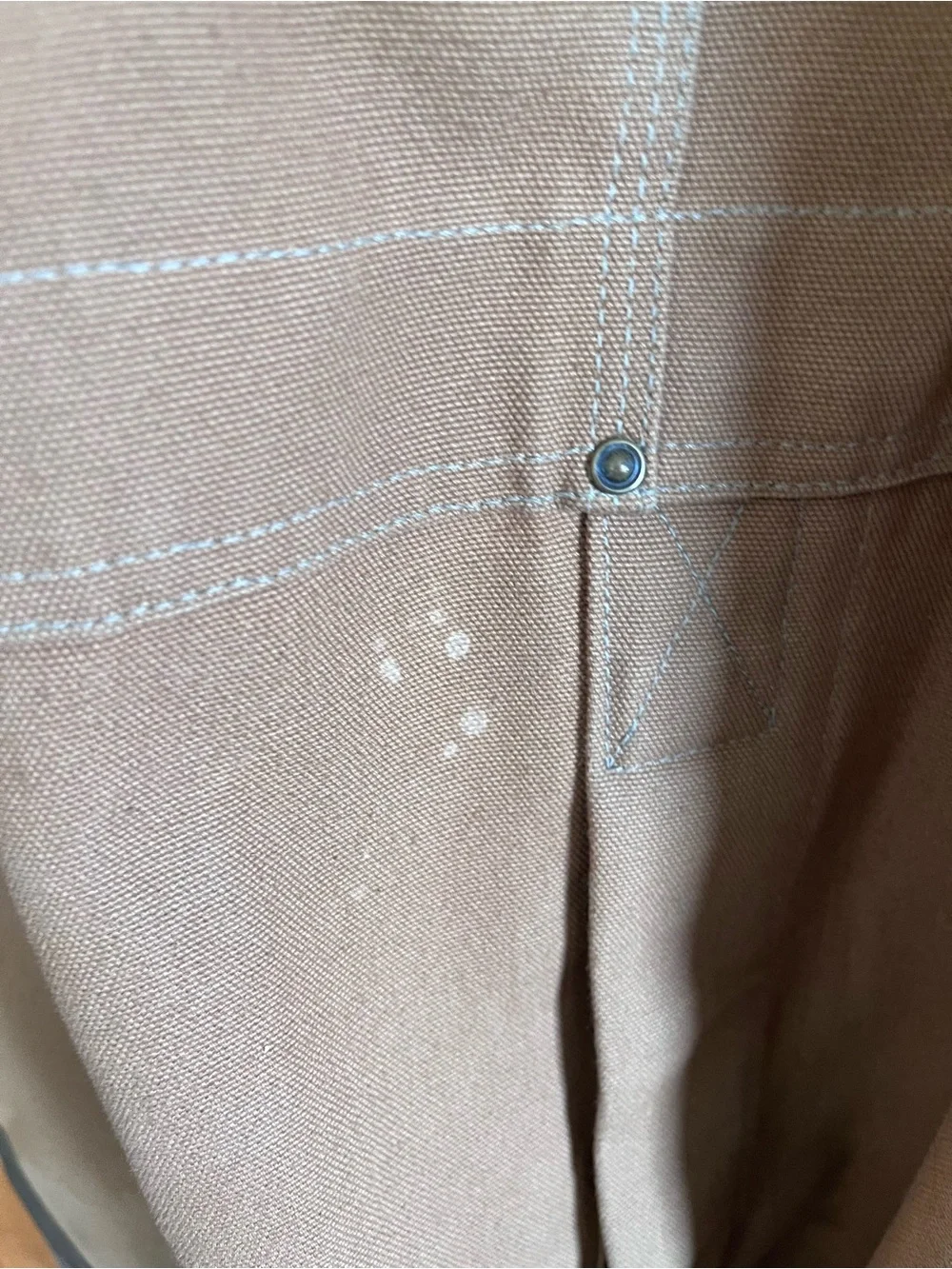 Carhartt Tan and Dark Brown Insulated Duck Bib Overalls